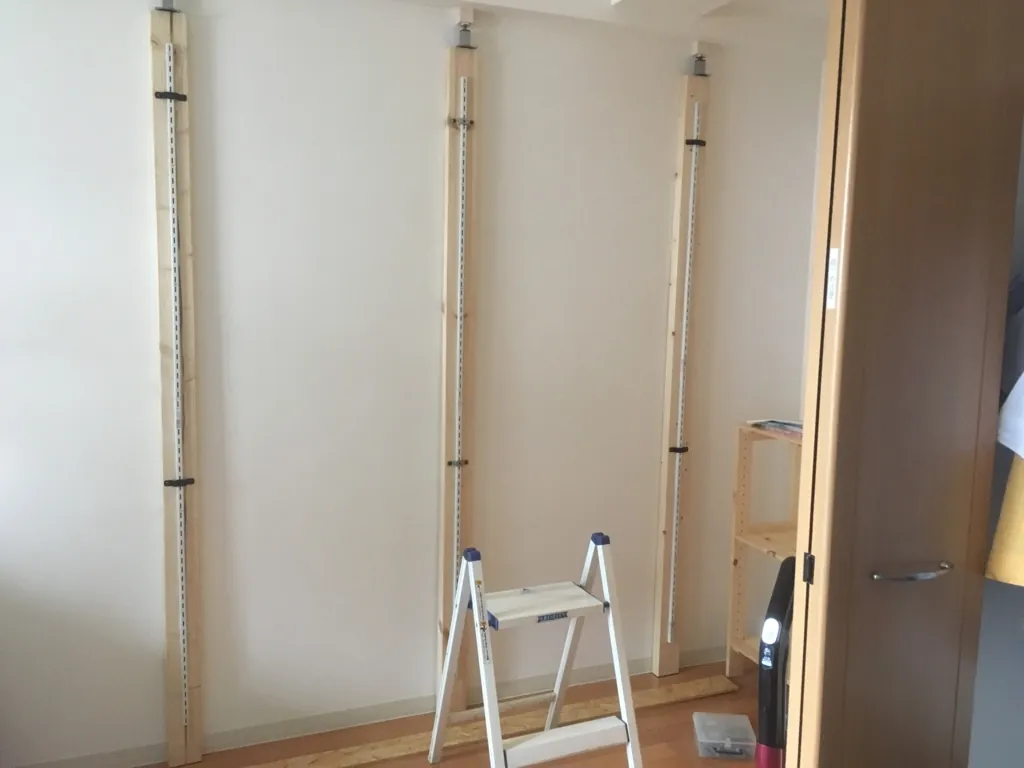 【1K/一人暮らし】ツーバイフォーで本棚をDIYしました。