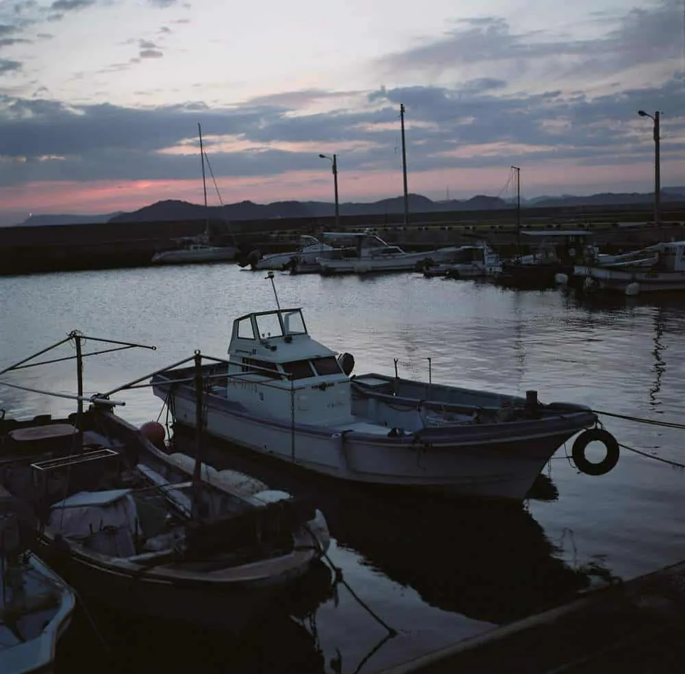 男木島の夕焼け