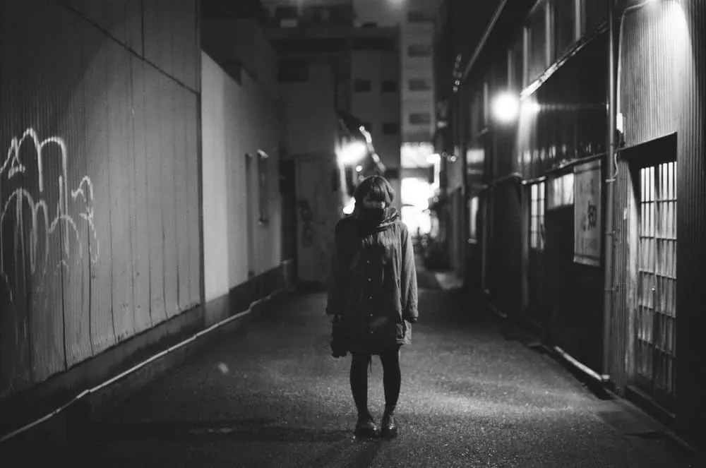 矢場町の路地裏