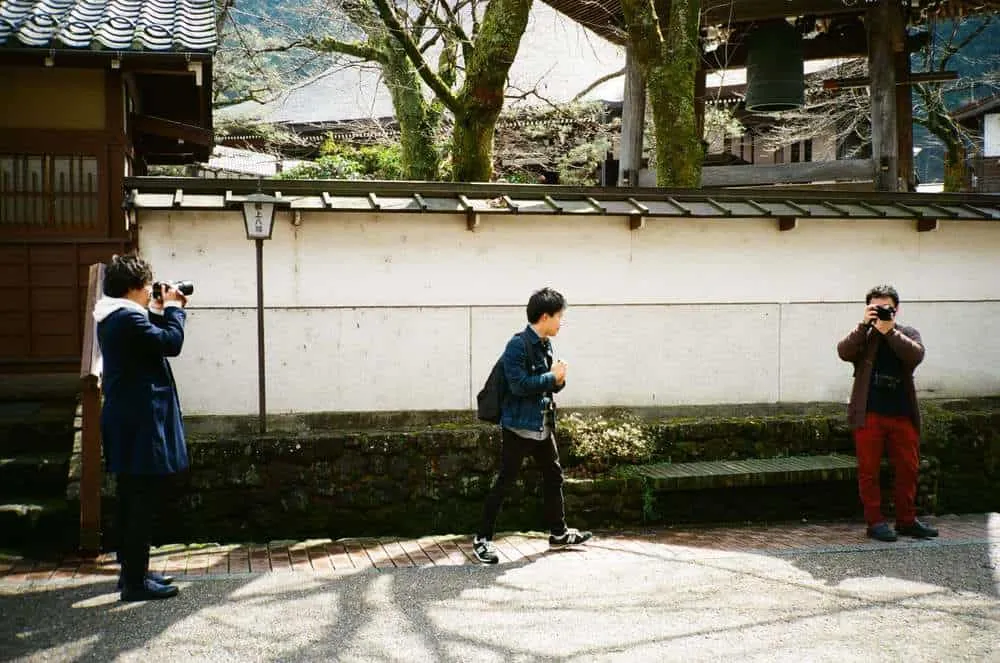 【CONTAX T2】春の郡上八幡と男5人旅