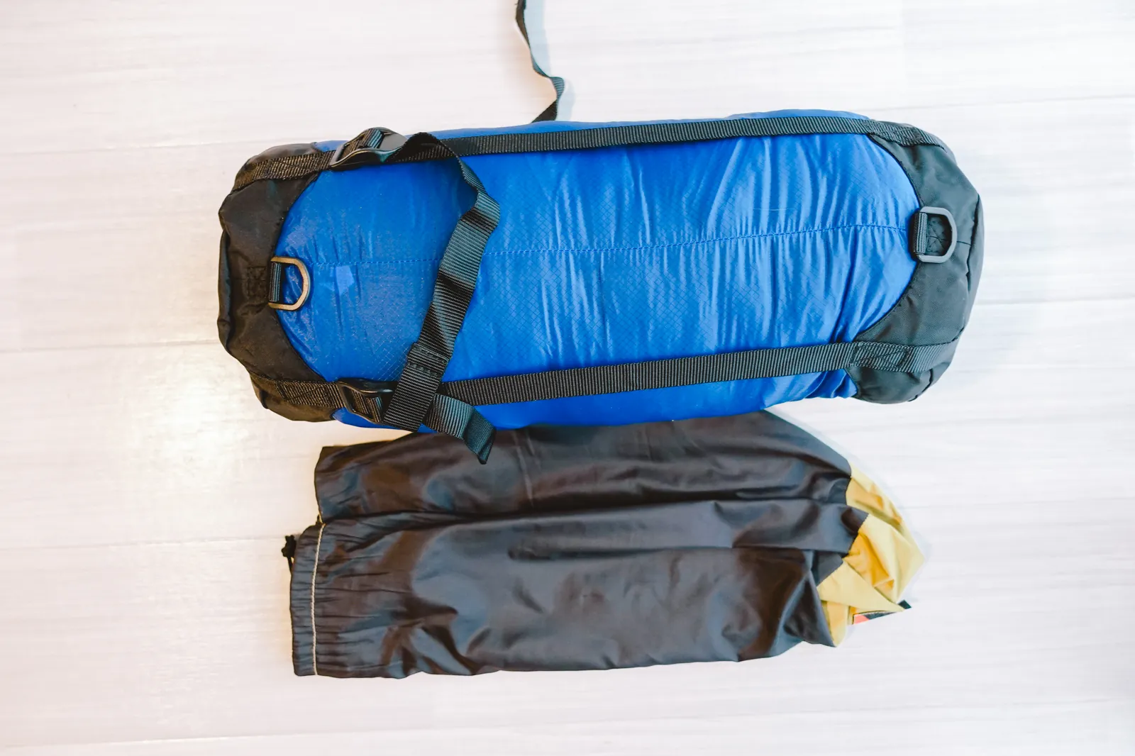 NANGA AURORA 750をイスカのウルトラライトコンプレッションバッグでコンパクトにしたい