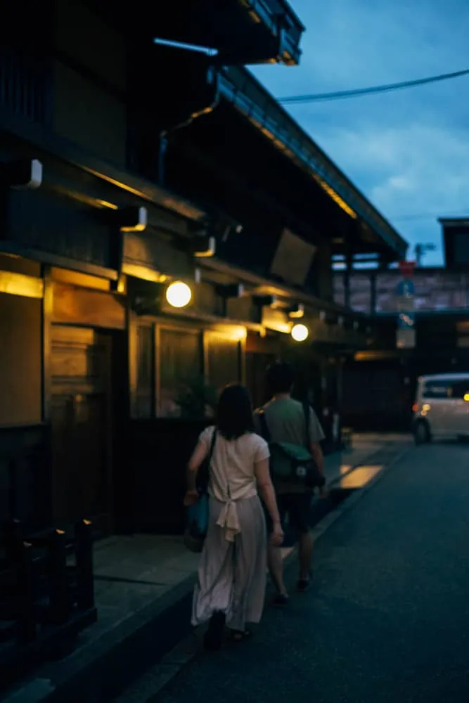 【2019年夏旅】飛騨高山、夜のお散歩編
