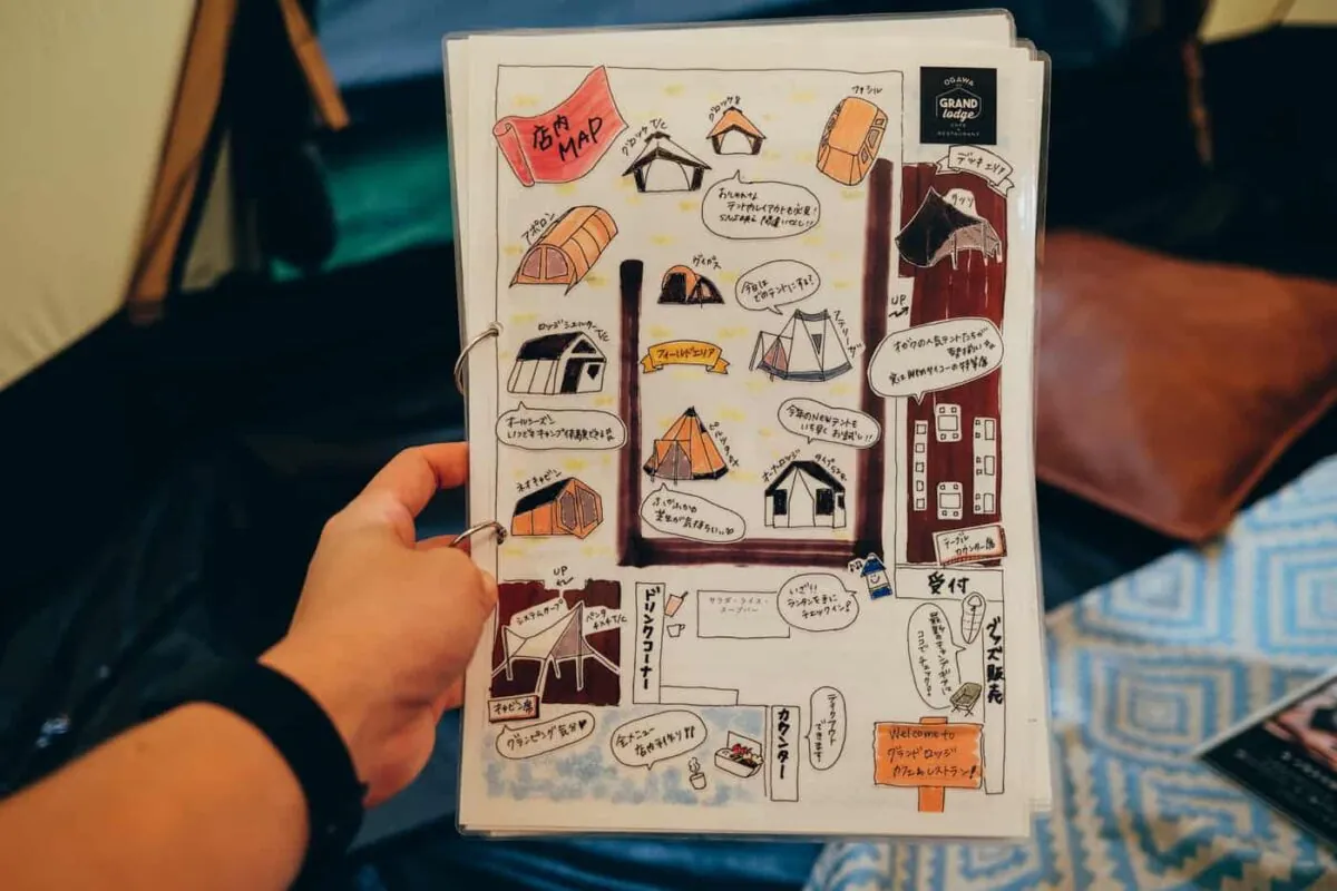 ogawaテントとキャンプ飯が堪能できるGRAND lodge CAFE & RESTAURANTに行ってきた