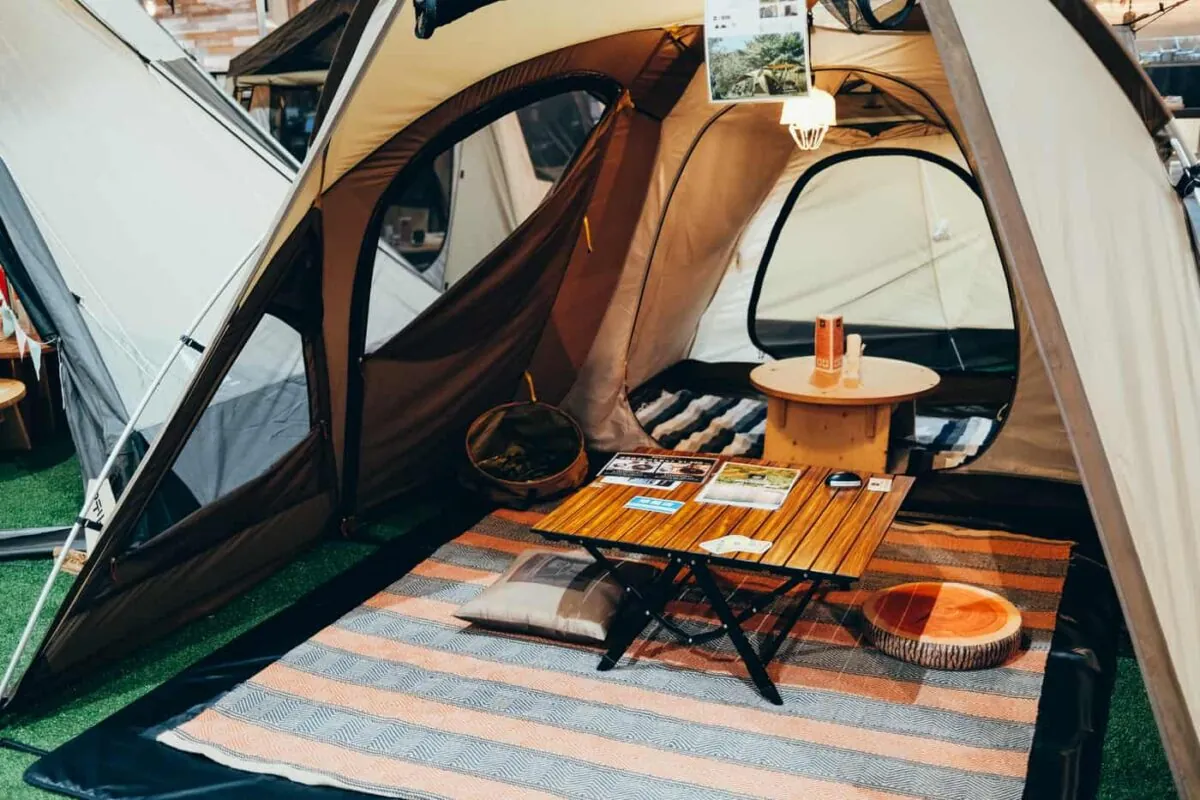 ogawaテントとキャンプ飯が堪能できるGRAND lodge CAFE & RESTAURANTに行ってきた