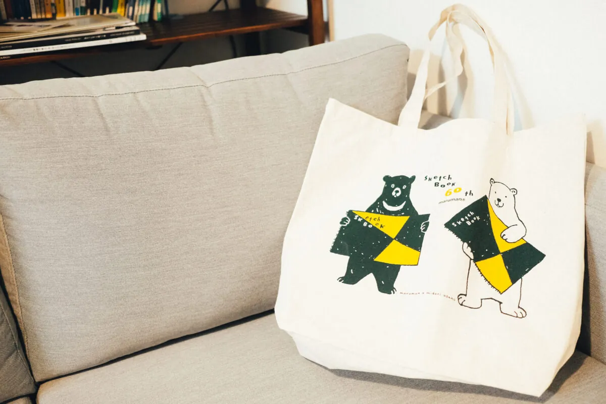 マルマン60周年グッズのトートバッグが可愛いからついうっかり