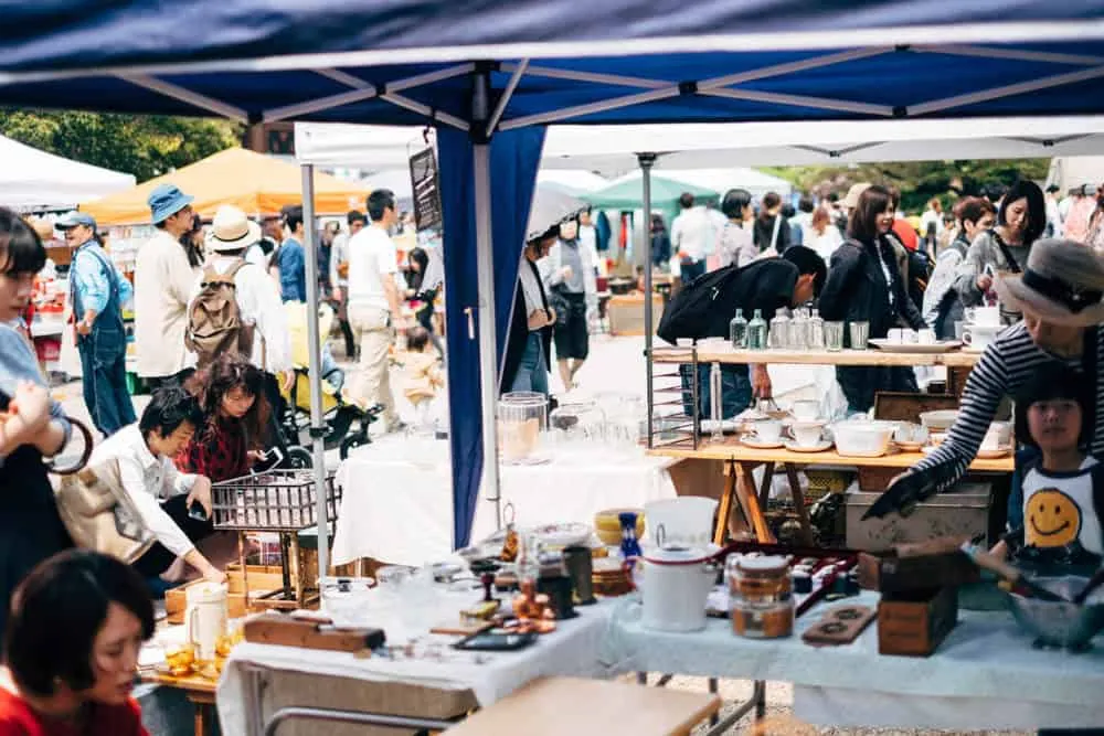 東別院の名古屋アンティークマーケットにいってきました