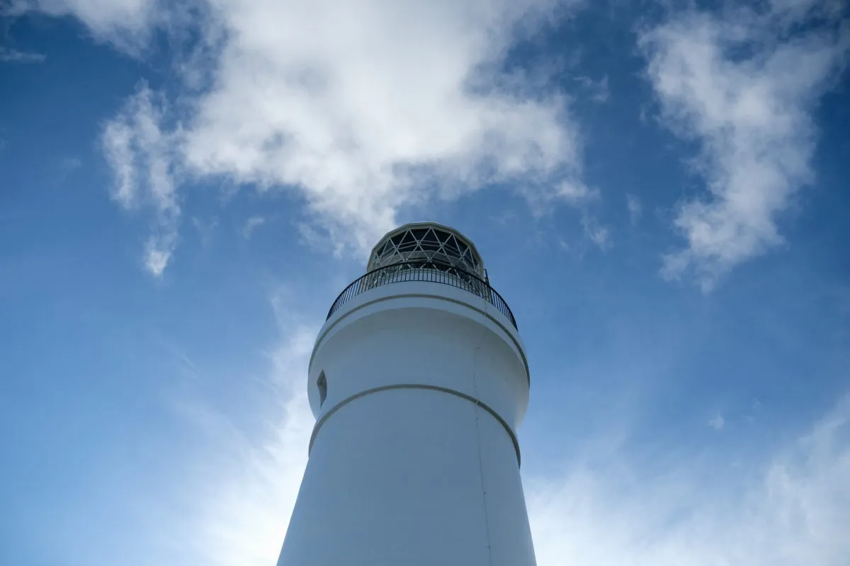 静岡御前崎灯台から見た海と