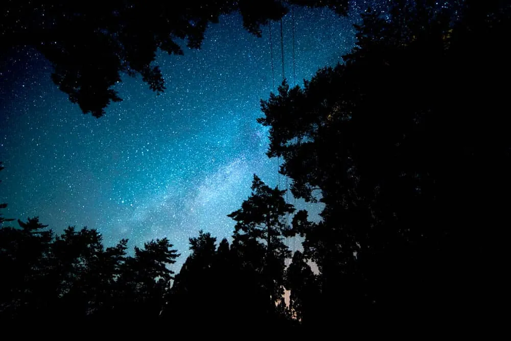 【NikonD750/星空】岐阜県郡上市の高鷲でキャンプ
