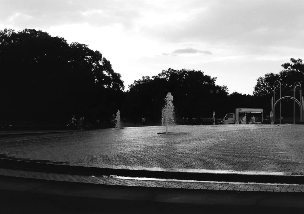 庄内緑地公園の噴水